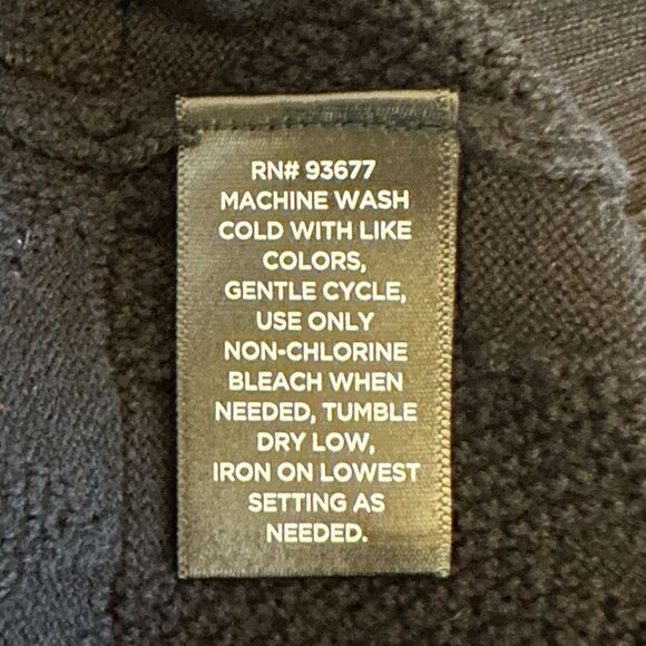 Shaquille O'Neal Mens XLG Quarter Zip Long Sleeve Black Sweater 5XLT $80 NWT - Picture 7 of 8